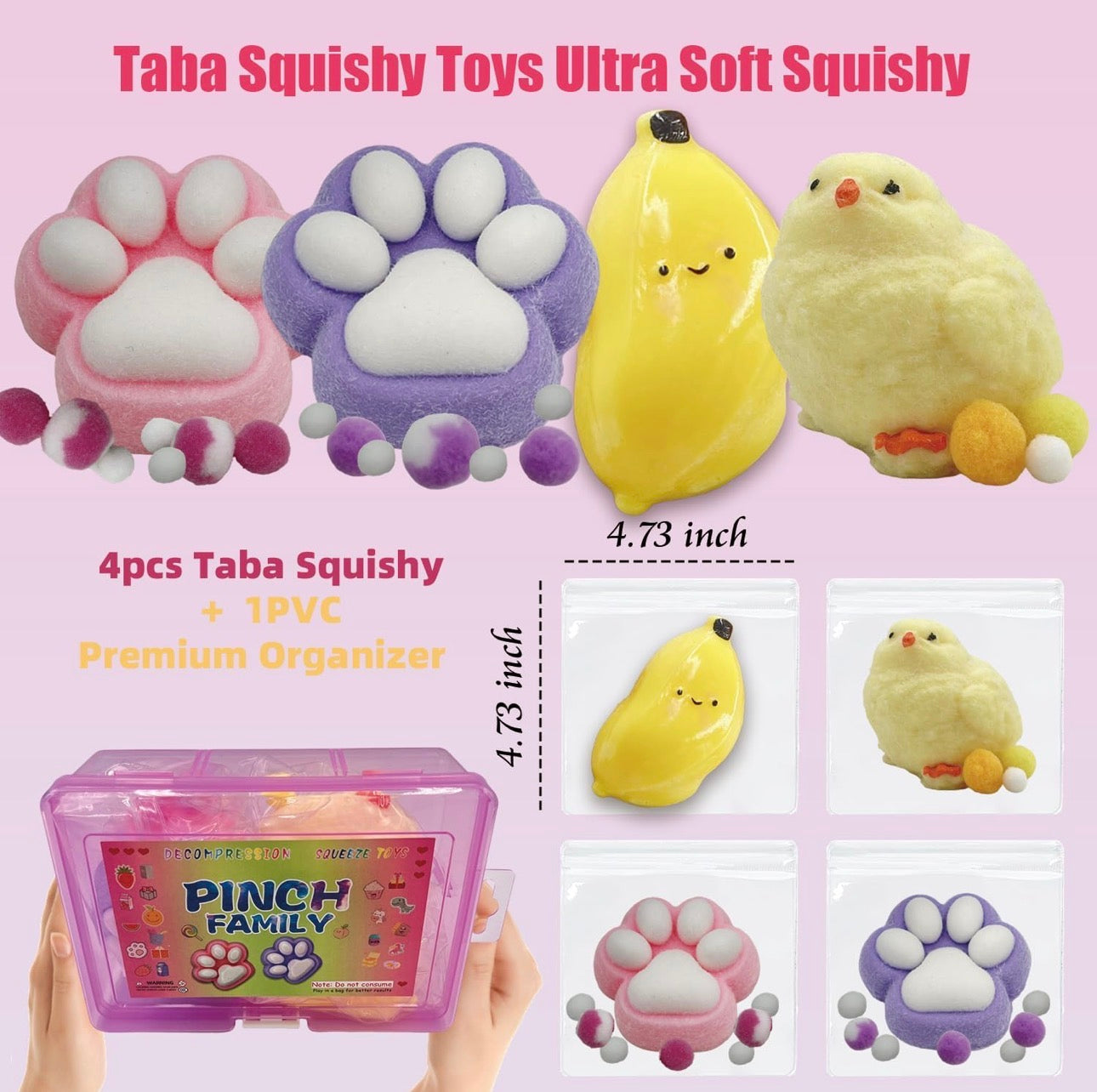 Squidge Mini Set — 4 Pack